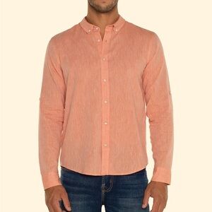 Liverpool Convertible Sleeve Button Up Shirt